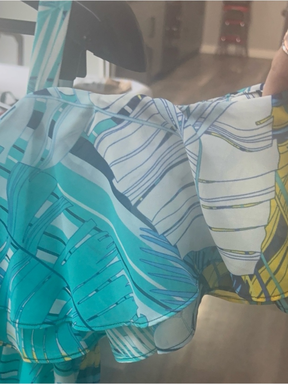 Roz & Ali Light Blue Women's Blouse - Picture 5 of 5